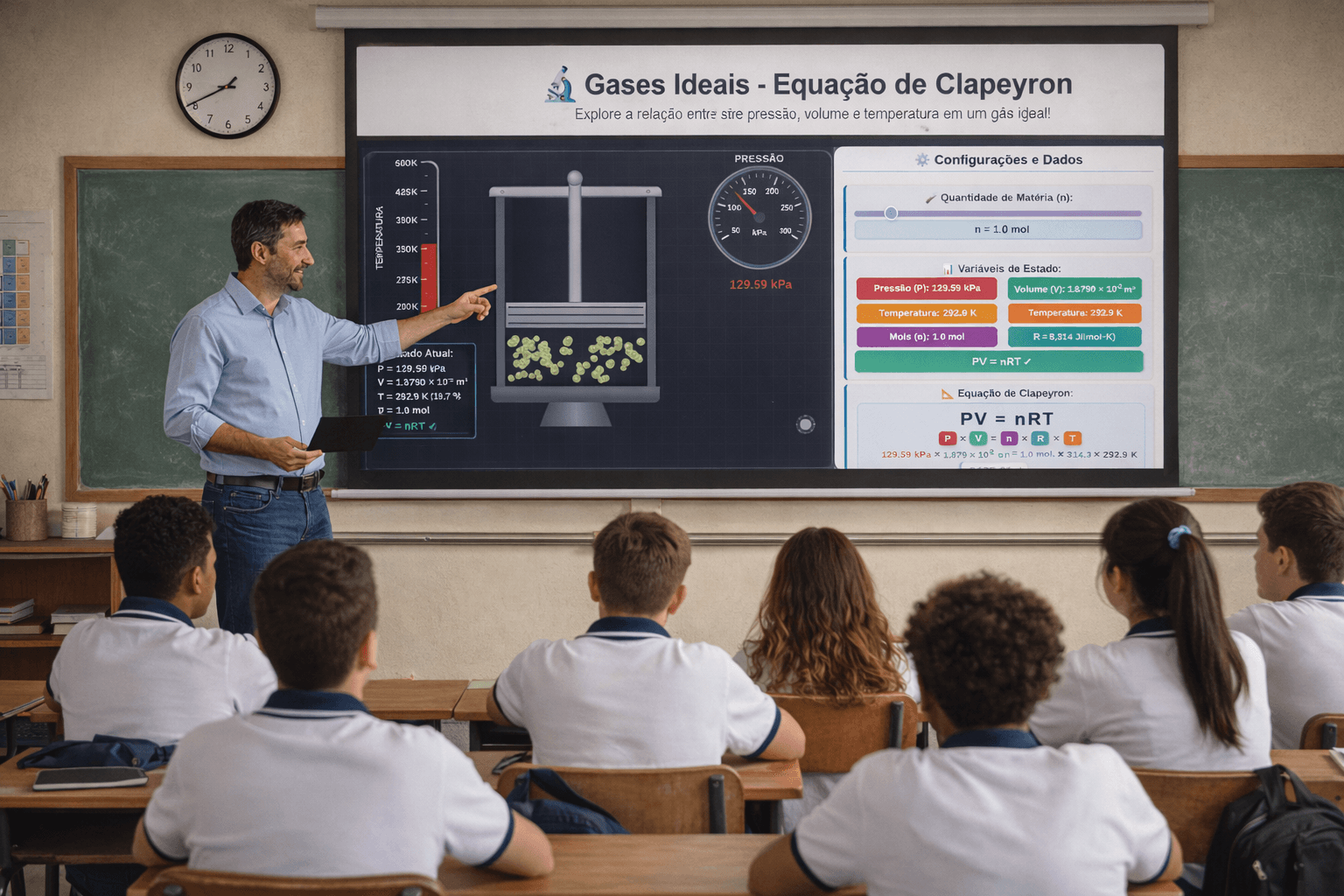 Simuladores Proa Lab em sala de aula