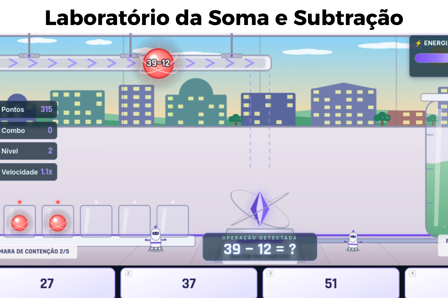 Laboratório da Soma e Subtração